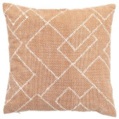 Terracotta Geo Cushion